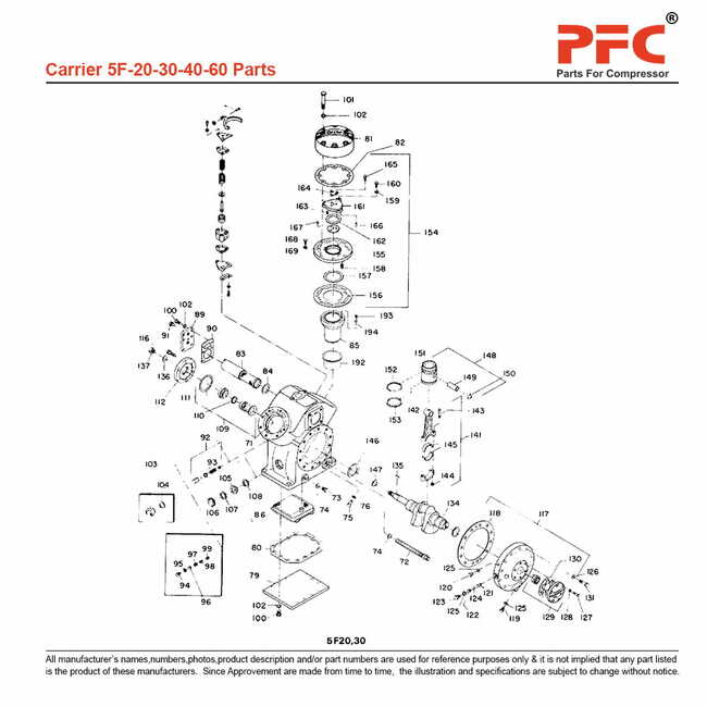 Piston 5F201023 Replacement