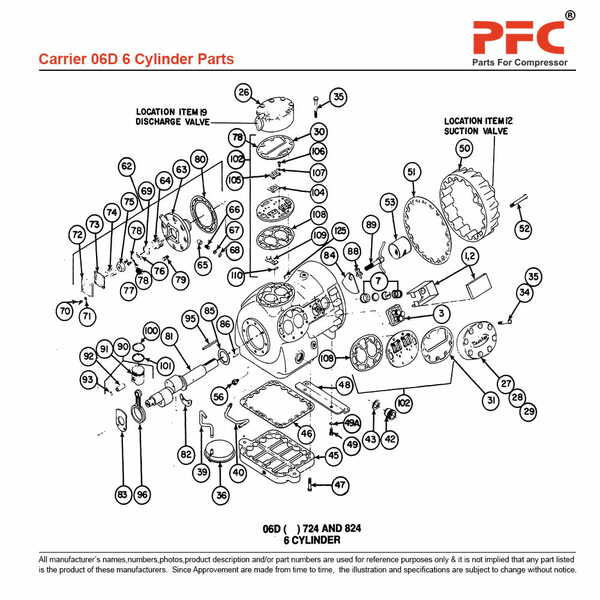 Piston 6D432043 Replacement