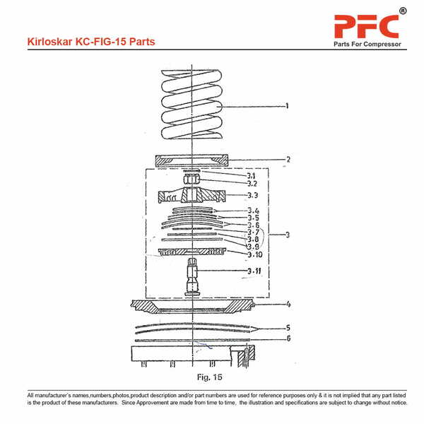 Suction Valve Ring 822813050 Replacement