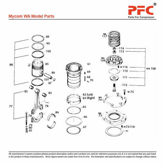 Suction Valve Spring CR07200AB Replacement