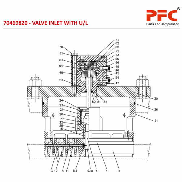 Valve Inlet With U/L 70469820 Replacement