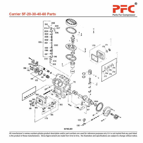 Crankshaft 5F30 5F301184 Replacement