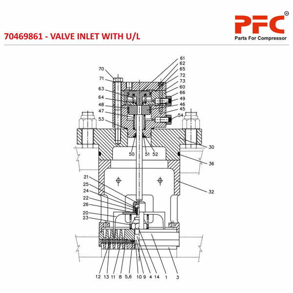 Valve Inlet With U/L 70469861 Replacement