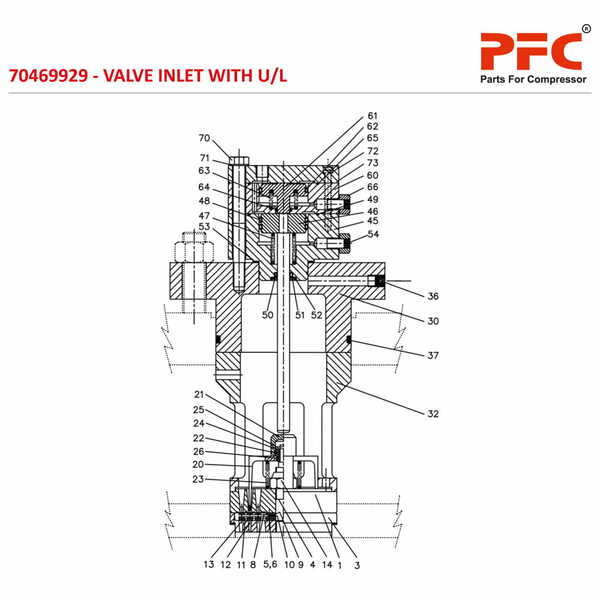 Valve Inlet With U/L 70469929 Replacement