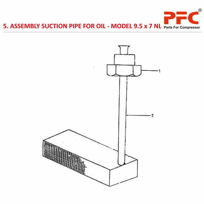 Suction Pipe IR 9 1/2 x 7 ESV NL Compressor Parts