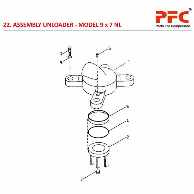 Unloader IR 9 x 7 ESV NL Air Compressor Parts