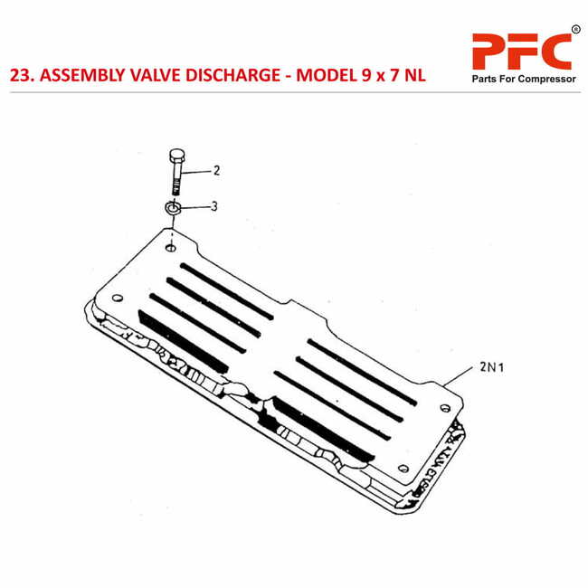 Valve Discharge IR 9 x 7 ESV NL Compressor Parts