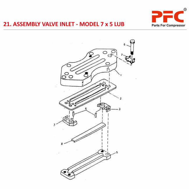 Valve Inlet IR 7 x 5 ESV LUB Air Compressor Parts