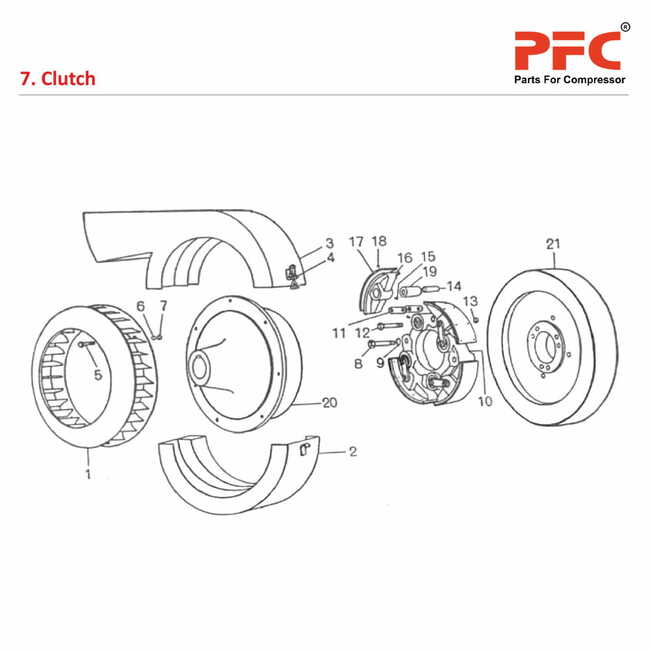 Clutch - Atlas Copco Air Compressor Parts