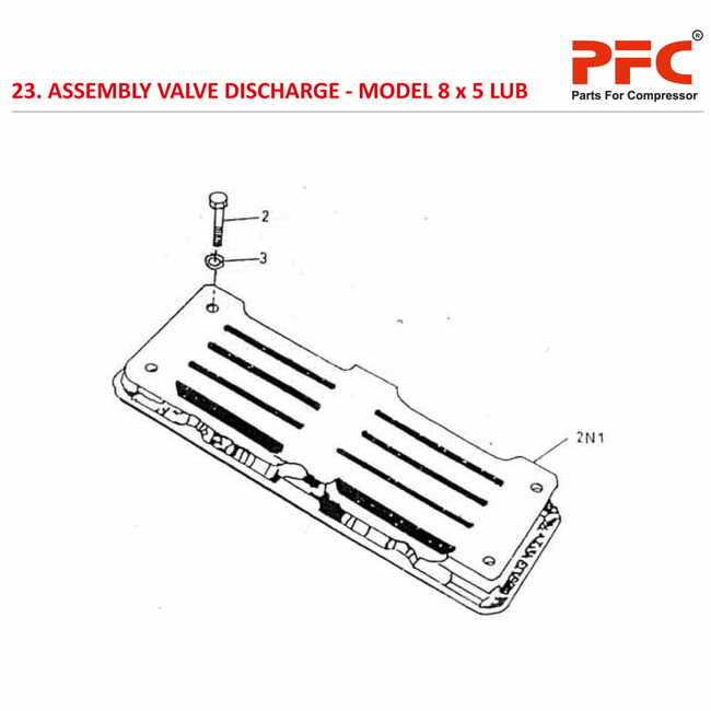 Valve Discharge IR 8 x 5 ESV LUB Compressor Parts