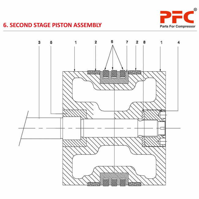 Piston Assembly HN2T 150-180