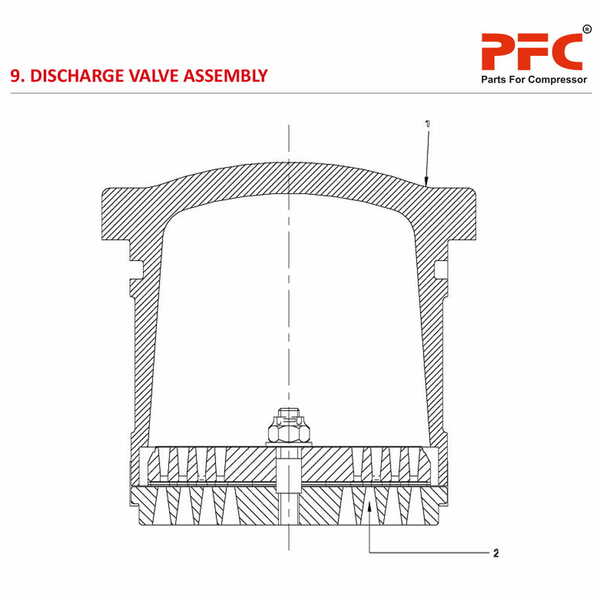 Discharge Valve Assembly HN2T 150-180