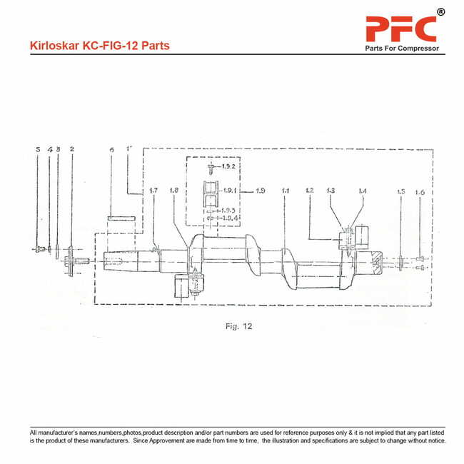 Crankshaft Complete 800300151 Replacement