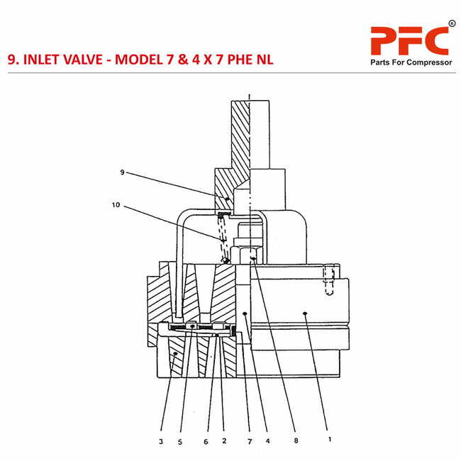 Valve Inlet Complete PHE-7