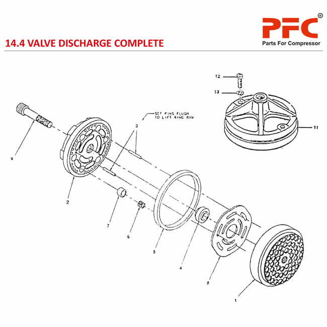 Valve Discharge Complete PHE Booster