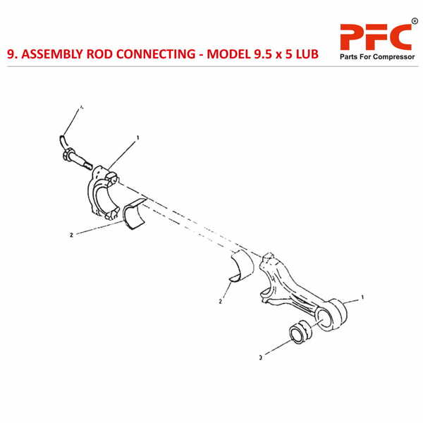 Rod Connecting IR 9 1/2 x 5 ESV LUB Parts