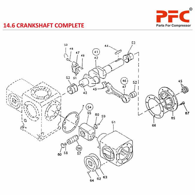 Crankshaft Complete PHE Booster