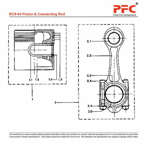 Connecting Rod 2406500 Replacement