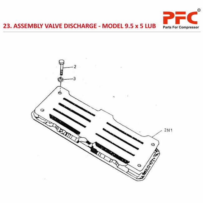 Valve Discharge IR 9 1/2 x 5 ESV LUB Parts