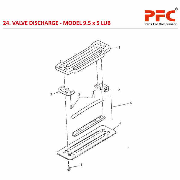 Valve Discharge IR 9 1/2 x 5 ESV LUB Parts