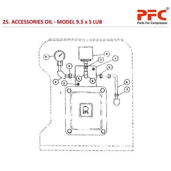 Accessories Oil IR 9 1/2 x 5 ESV LUB Parts