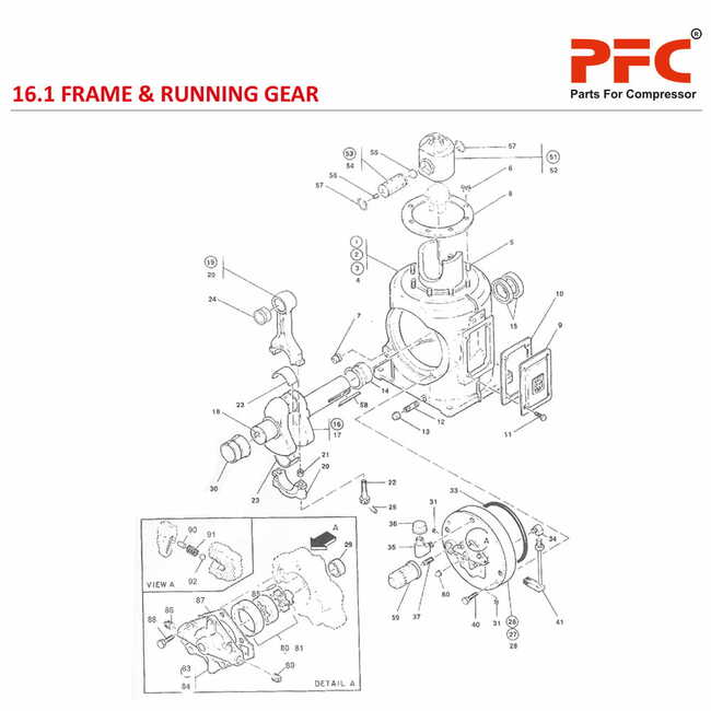 Frame & Running Gear 4.75 x 5 ESV 5 NL