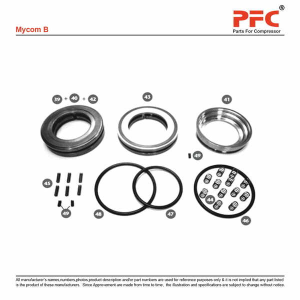 Mycom B Refrigeration Compressor Parts