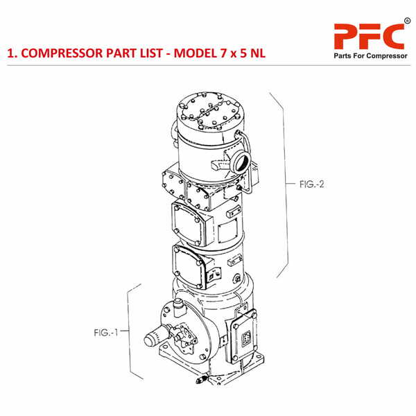 Compressor Parts List IR 7 x 5 ESV NL Parts