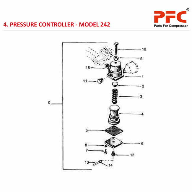 Pressure Controller IR 242 Air Compressor Parts