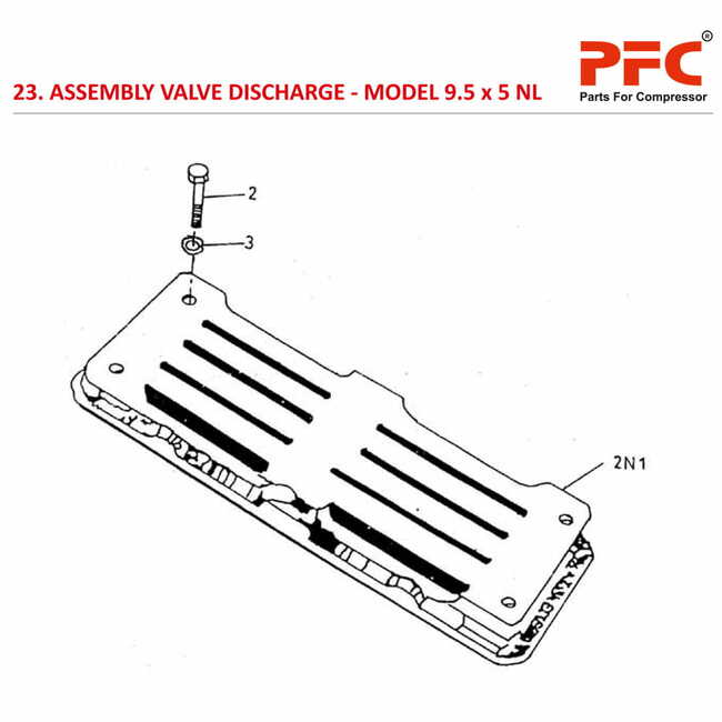 Valve Discharge IR 9 1/2 x 5 ESV NL Compressor Parts