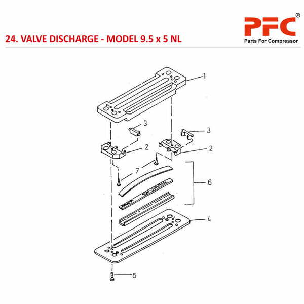 Valve Discharge IR 9 1/2 x 5 ESV NL Compressor Parts