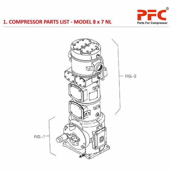 Compressor Parts List IR 8 x 7 ESV NL Compressor Parts