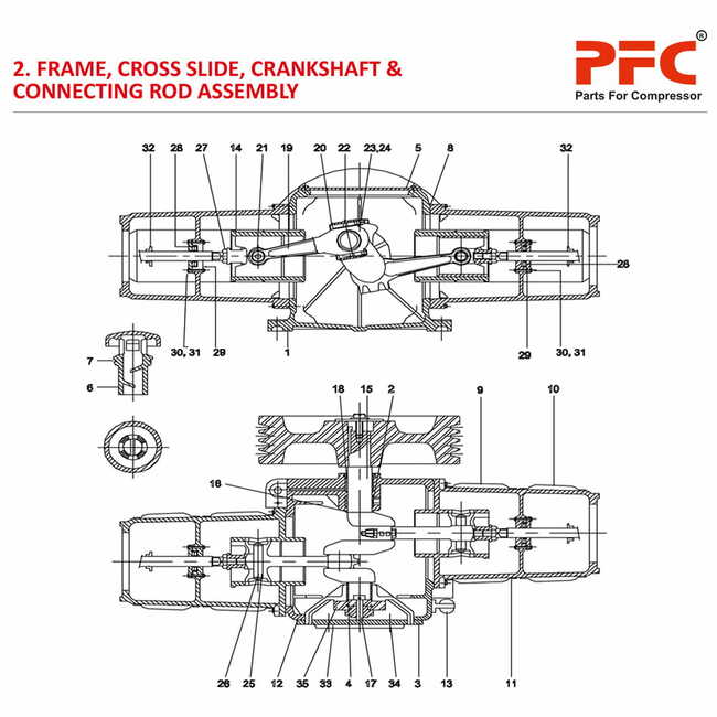 Frame Assembly HN2T HP 40PD