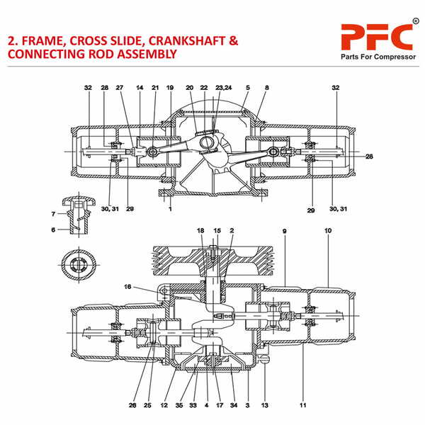 Frame Assembly HN2T HP 40PD