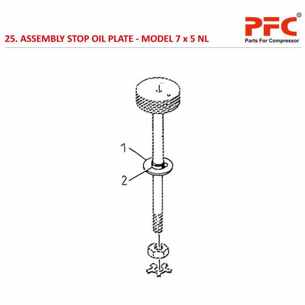 Stop Oil Plate IR 7 x 5 ESV NL Compressor Parts