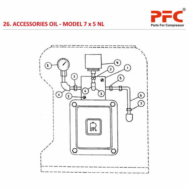 Accessories Oil IR 7 x 5 ESV NL Compressor Parts