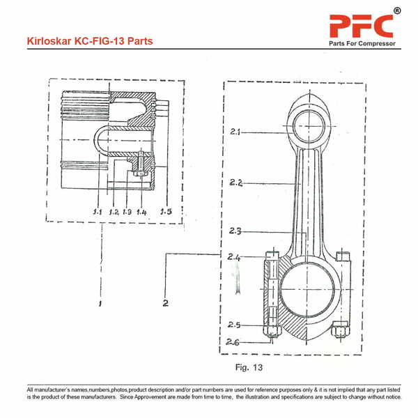 Gudgeon Pin 820302050 Replacement