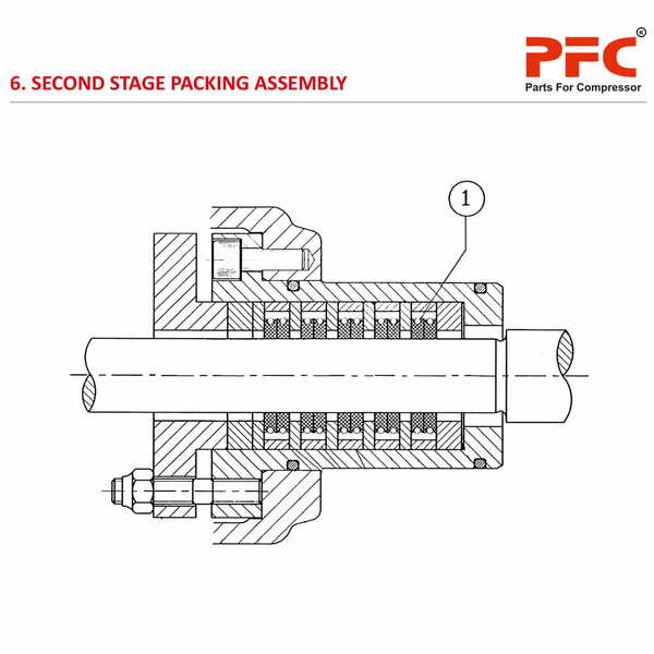 Second Stage Packing Assembly HN2T 100PD