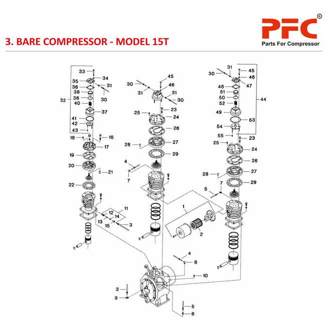 Cylinder and Piston Assembly IR 15T Parts