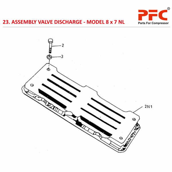 Valve Discharge IR 8 x 7 ESV NL Compressor Parts