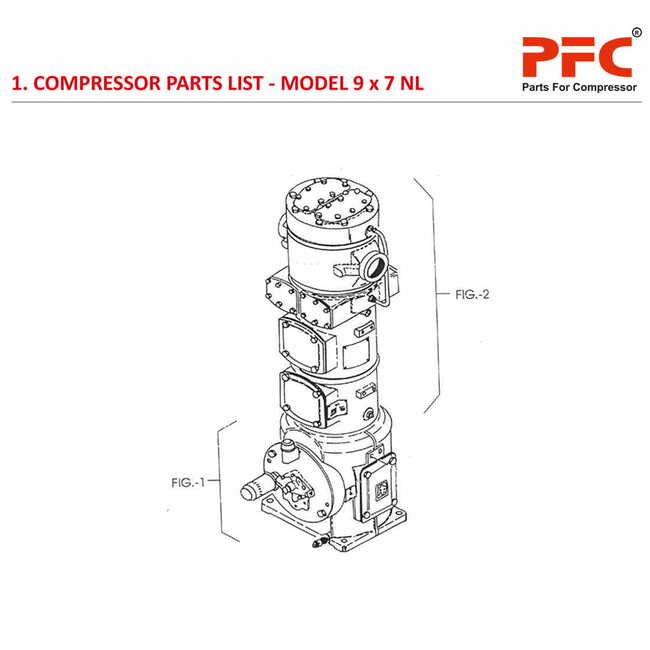 Compressor Parts List IR 9 x 7 ESV NL Parts